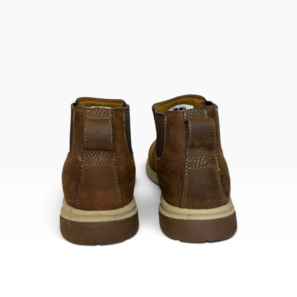 CARHARTT Force Romeo Mens 9 W Brown Water-Resistant Leather Safety Toe Boots